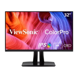 ViewSonic ColorPro VP3256-4K - 4K UHD Ergonomic IPS Monitor with Pantone Validated, USB-C, HDMI, DP - 350 cd/m² - 32"