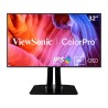 ViewSonic ColorPro VP3268a-4K - 人間工学に基づいた 4K UHD モニター、HDR10、USB-C、RJ45、HDMI、DisplayPort - 350 cd/m² - 32 インチ